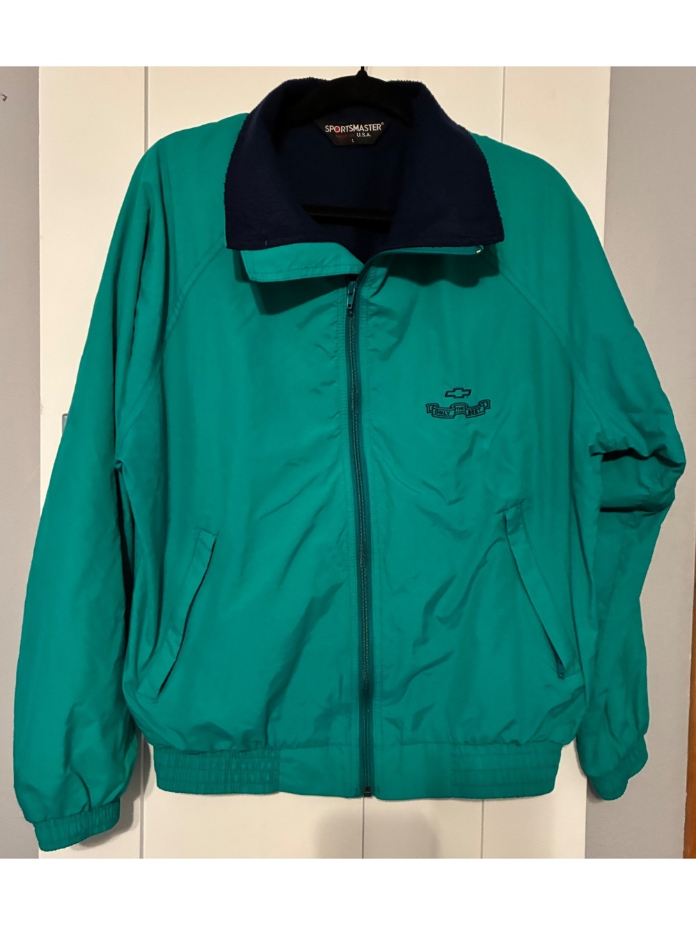 Vintage 90s Sportsmaster Chevrolet "Only The Best" Windbreaker Jacket Size Large